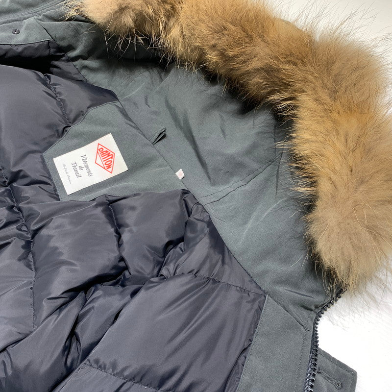 【中古品】【レディース】 DANTON ダントン DOWN JAKCET 18A-FA-002 ダウンジャケット アウター フーディ ファー 168-260927-ko-30-teih サイズ：42 カラー：グレー系 万代Net店