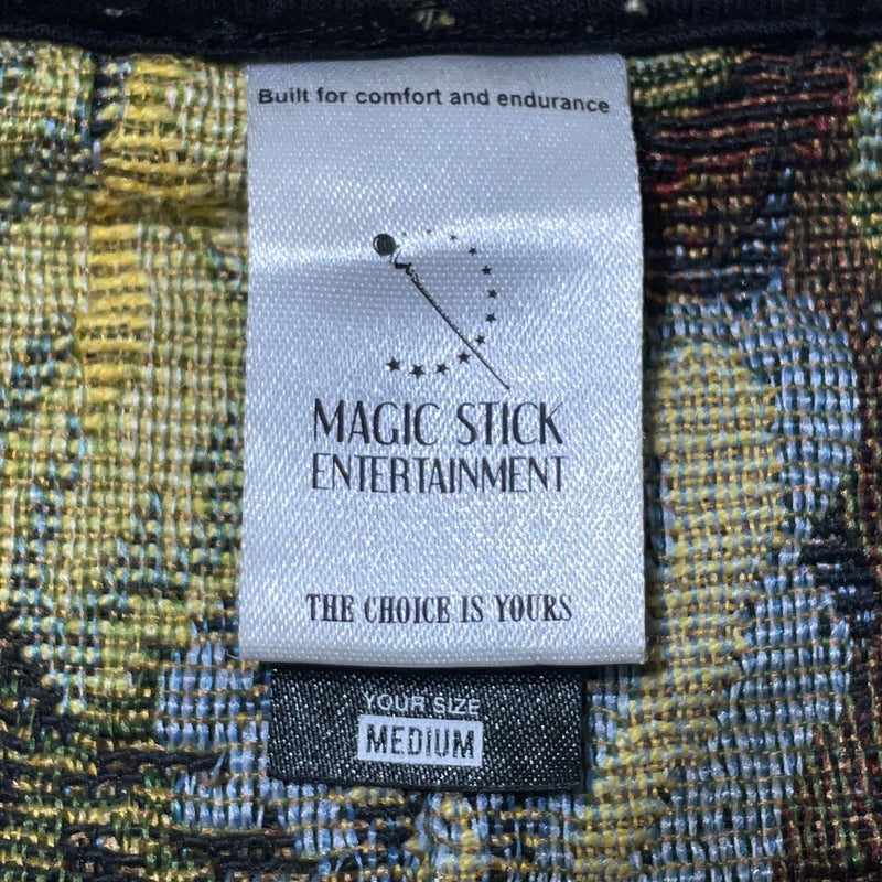 【現状渡し品】【メンズ】 MAGIC STICK マジックスティック MADNESS HOODIE マッドネス フーディ プルオーバーパーカー 142-260929-sa-13-teih サイズ：M カラー：総柄 万代Net店