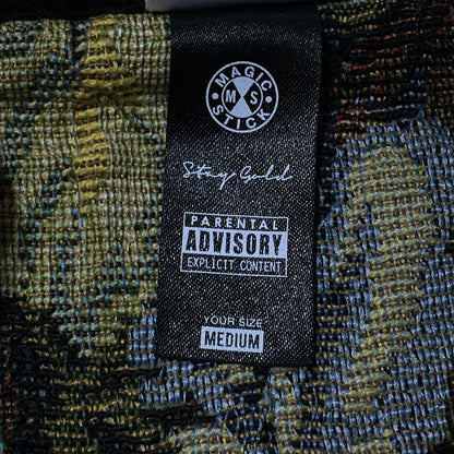 【現状渡し品】【メンズ】 MAGIC STICK マジックスティック MADNESS HOODIE マッドネス フーディ プルオーバーパーカー 142-260929-sa-13-teih サイズ：M カラー：総柄 万代Net店