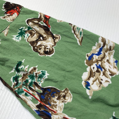 【中古品】【メンズ】 SAINT MICHAEL セント マイケル 21SS PJ HORSE SHIRT SM-S21-0000-003 2021年春夏 パジャマ ホース シャツ 長袖 トップス 142-260929-sa-12-teih サイズ：M カラー：グリーン 万代Net店