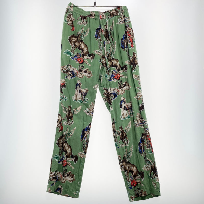 【中古品】【メンズ】 SAINT MICHAEL セントマイケル 21SS PJ HORSE PANTS SM-S21-0000-034 2021年春夏 パジャマ ホース パンツ ボトムス 153-260929-sa-11-teih サイズ：M カラー：グリーン 万代Net店