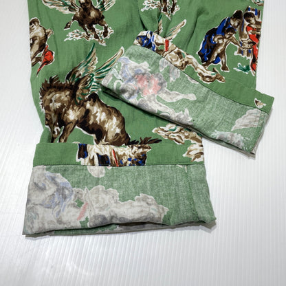 【中古品】【メンズ】 SAINT MICHAEL セントマイケル 21SS PJ HORSE PANTS SM-S21-0000-034 2021年春夏 パジャマ ホース パンツ ボトムス 153-260929-sa-11-teih サイズ：M カラー：グリーン 万代Net店
