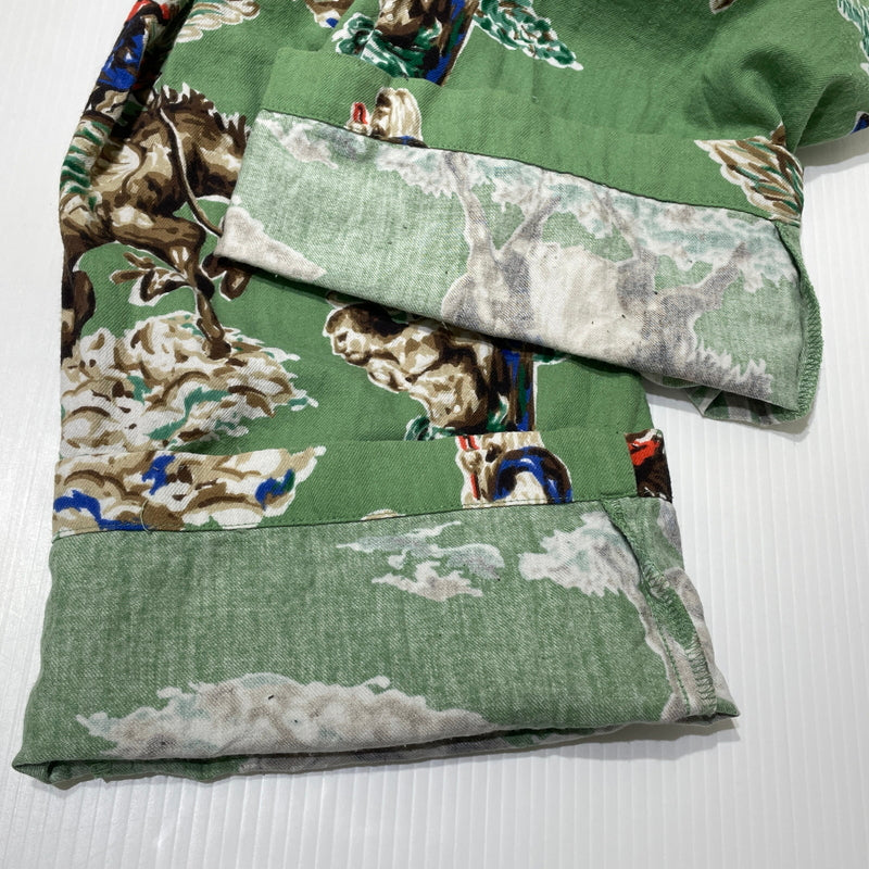 【中古品】【メンズ】 SAINT MICHAEL セントマイケル 21SS PJ HORSE PANTS SM-S21-0000-034 2021年春夏 パジャマ ホース パンツ ボトムス 153-260929-sa-11-teih サイズ：M カラー：グリーン 万代Net店