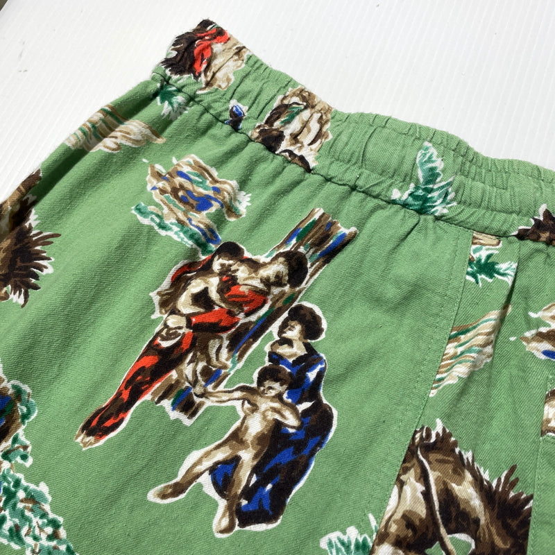 【中古品】【メンズ】 SAINT MICHAEL セントマイケル 21SS PJ HORSE PANTS SM-S21-0000-034 2021年春夏 パジャマ ホース パンツ ボトムス 153-260929-sa-11-teih サイズ：M カラー：グリーン 万代Net店