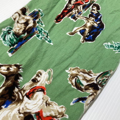 【中古品】【メンズ】 SAINT MICHAEL セントマイケル 21SS PJ HORSE PANTS SM-S21-0000-034 2021年春夏 パジャマ ホース パンツ ボトムス 153-260929-sa-11-teih サイズ：M カラー：グリーン 万代Net店