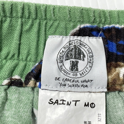 【中古品】【メンズ】 SAINT MICHAEL セントマイケル 21SS PJ HORSE PANTS SM-S21-0000-034 2021年春夏 パジャマ ホース パンツ ボトムス 153-260929-sa-11-teih サイズ：M カラー：グリーン 万代Net店