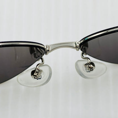 【中古品】【メンズ】 BALENCIAGA バレンシアガ TRIANGLE SUNGLASSES BB0015S トライアングル サングラス アイウェア 183-260929-ko-07-teih サイズ：61□12-145 カラー：シルバーカラー/ブラック 万代Net店