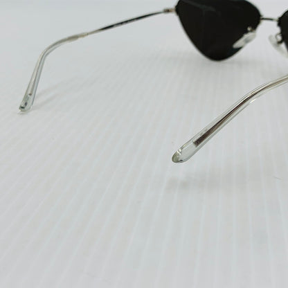 【中古品】【メンズ】 BALENCIAGA バレンシアガ TRIANGLE SUNGLASSES BB0015S トライアングル サングラス アイウェア 183-260929-ko-07-teih サイズ：61□12-145 カラー：シルバーカラー/ブラック 万代Net店