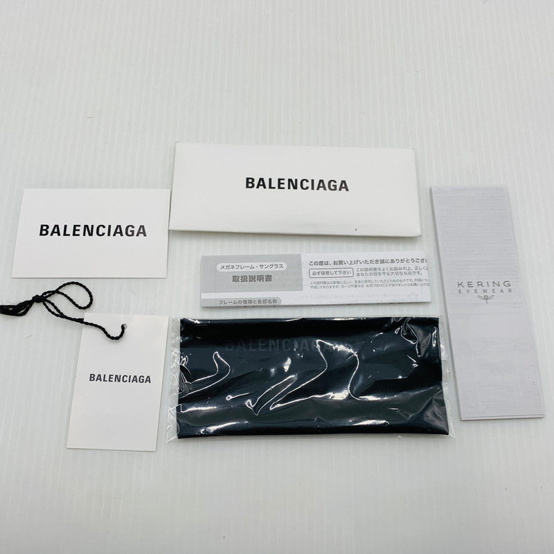 【中古品】【メンズ】 BALENCIAGA バレンシアガ TRIANGLE SUNGLASSES BB0015S トライアングル サングラス アイウェア 183-260929-ko-07-teih サイズ：61□12-145 カラー：シルバーカラー/ブラック 万代Net店