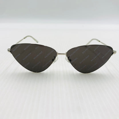 【中古品】【メンズ】 BALENCIAGA バレンシアガ TRIANGLE SUNGLASSES BB0015S トライアングル サングラス アイウェア 183-260929-ko-07-teih サイズ：61□12-145 カラー：シルバーカラー/ブラック 万代Net店