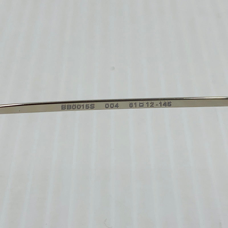 【中古品】【メンズ】 BALENCIAGA バレンシアガ TRIANGLE SUNGLASSES BB0015S トライアングル サングラス アイウェア 183-260929-ko-07-teih サイズ：61□12-145 カラー：シルバーカラー/ブラック 万代Net店