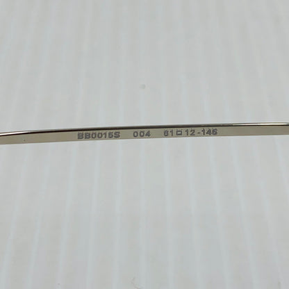 【中古品】【メンズ】 BALENCIAGA バレンシアガ TRIANGLE SUNGLASSES BB0015S トライアングル サングラス アイウェア 183-260929-ko-07-teih サイズ：61□12-145 カラー：シルバーカラー/ブラック 万代Net店