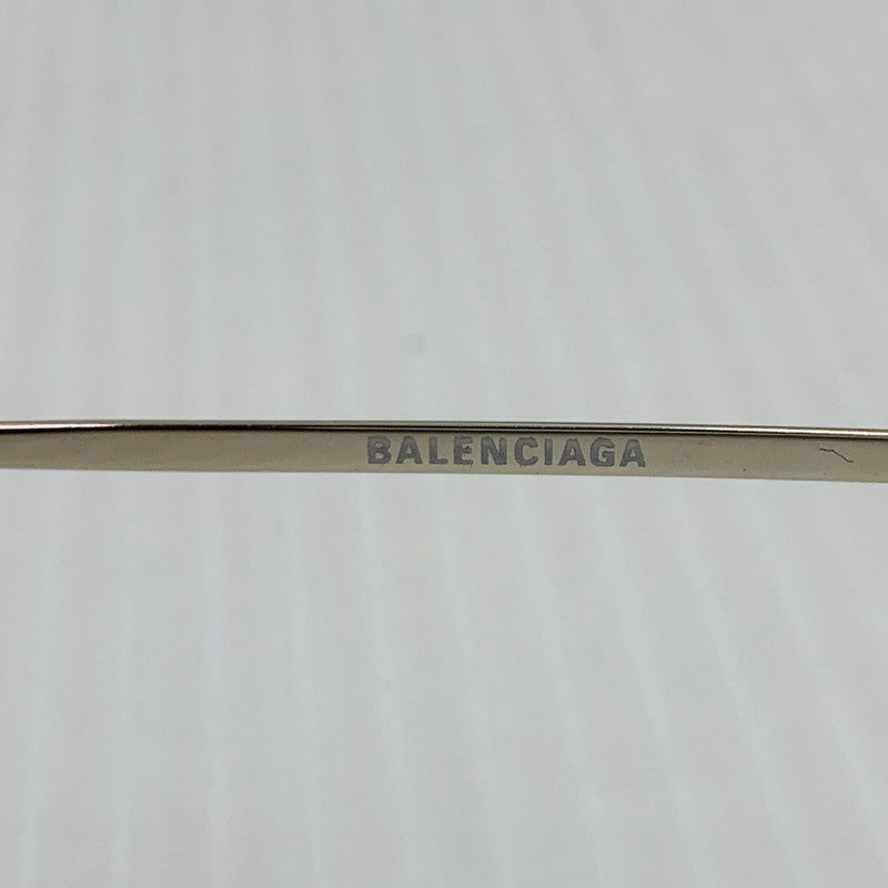 【中古品】【メンズ】 BALENCIAGA バレンシアガ TRIANGLE SUNGLASSES BB0015S トライアングル サングラス アイウェア 183-260929-ko-07-teih サイズ：61□12-145 カラー：シルバーカラー/ブラック 万代Net店
