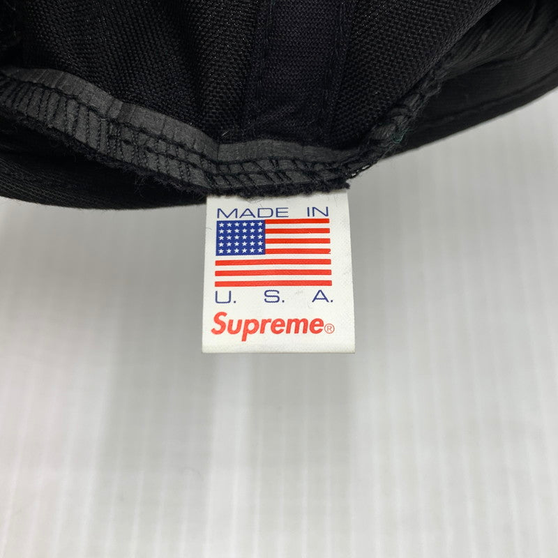 【現状渡し品】【メンズ】 SUPREME シュプリーム CORDURA S LOGO 6-PANEL CAP コーデュラ ロゴ 6パネル キャップ 帽子 149-260927-ko-31-teih カラー：ブラック 万代Net店