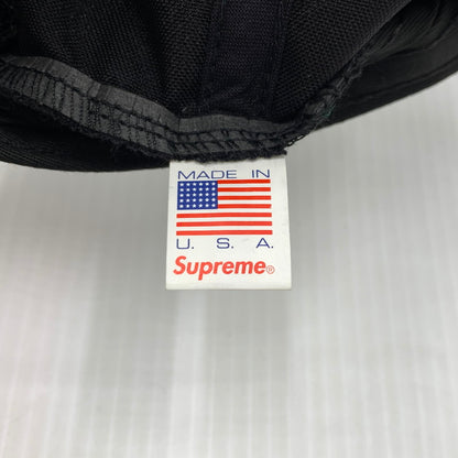 【現状渡し品】【メンズ】 SUPREME シュプリーム CORDURA S LOGO 6-PANEL CAP コーデュラ ロゴ 6パネル キャップ 帽子 149-260927-ko-31-teih カラー：ブラック 万代Net店