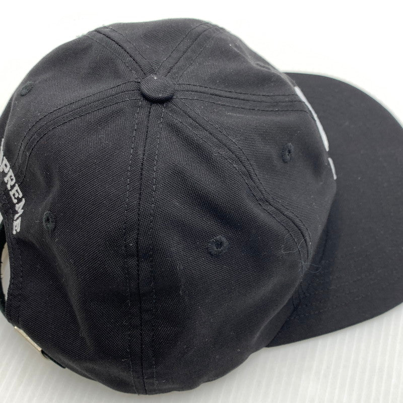 【現状渡し品】【メンズ】 SUPREME シュプリーム CORDURA S LOGO 6-PANEL CAP コーデュラ ロゴ 6パネル キャップ 帽子 149-260927-ko-31-teih カラー：ブラック 万代Net店