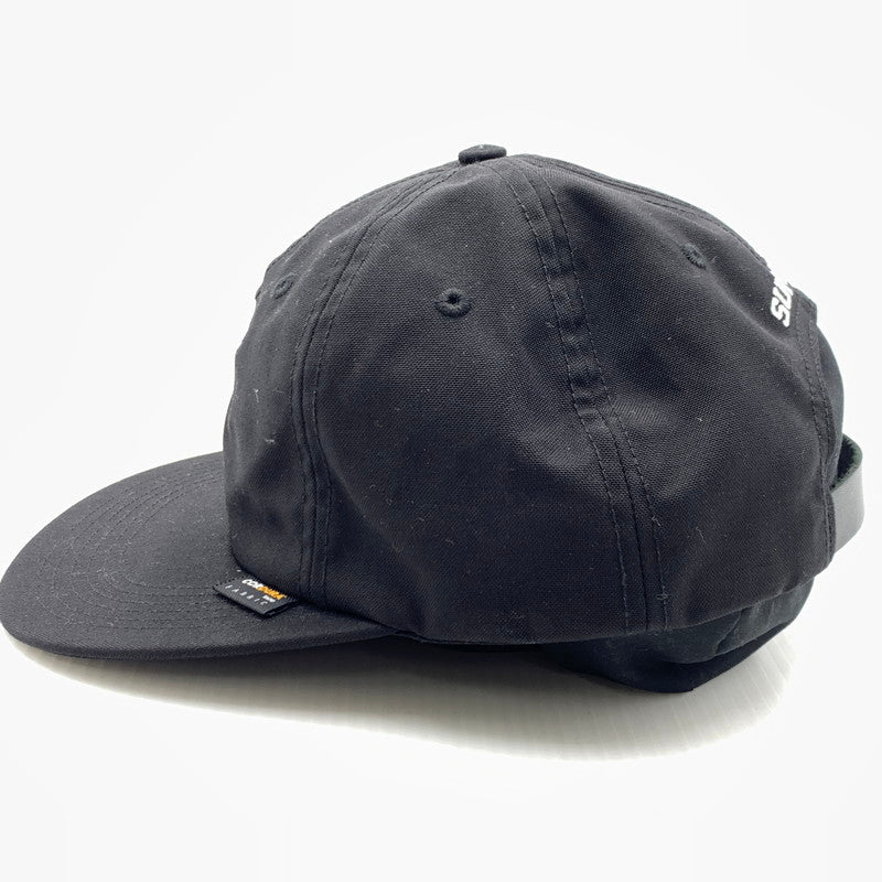 【現状渡し品】【メンズ】 SUPREME シュプリーム CORDURA S LOGO 6-PANEL CAP コーデュラ ロゴ 6パネル キャップ 帽子 149-260927-ko-31-teih カラー：ブラック 万代Net店