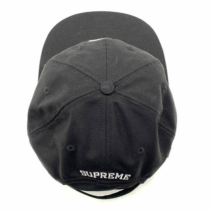 【現状渡し品】【メンズ】 SUPREME シュプリーム CORDURA S LOGO 6-PANEL CAP コーデュラ ロゴ 6パネル キャップ 帽子 149-260927-ko-31-teih カラー：ブラック 万代Net店
