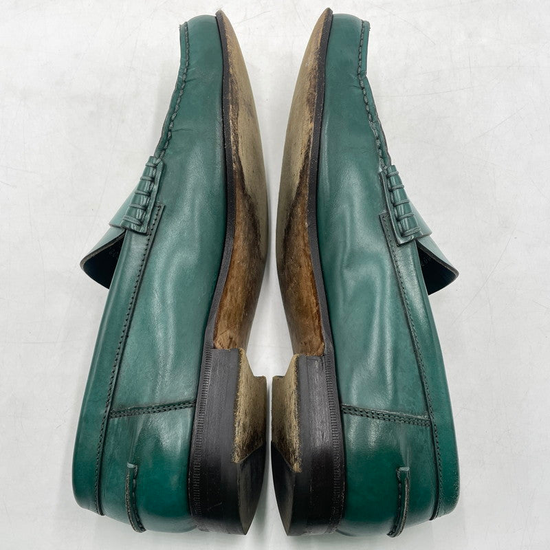 【中古品】【メンズ】 PRADA プラダ CORDVAN ABETE LOAFER 2D0080 コードバン アベテ ローファー 靴 シューズ 183-260926-yo-02-teih サイズ：7 1/2 カラー：グリーン 万代Net店