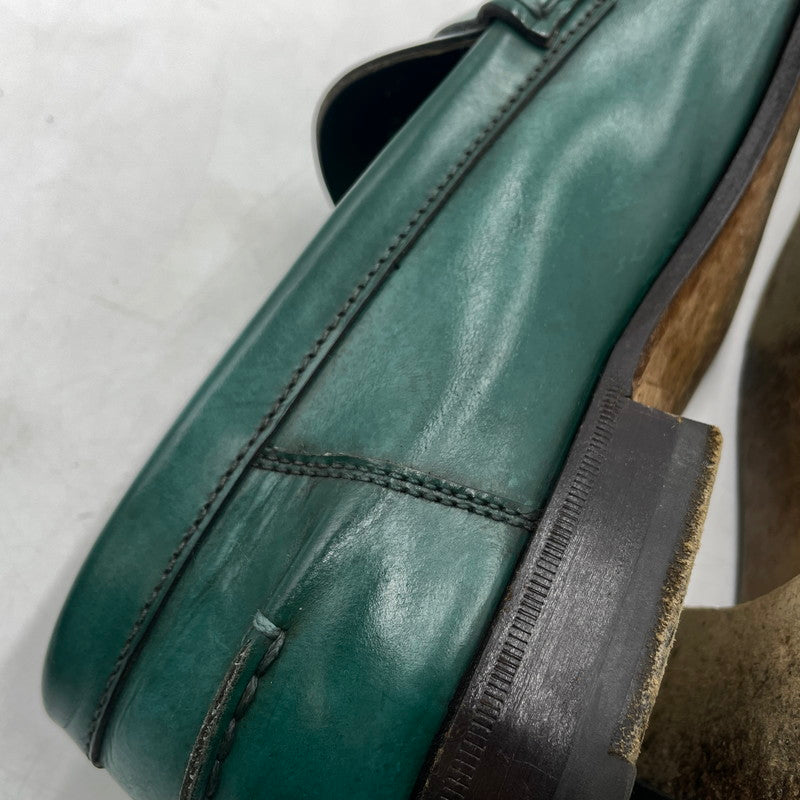 【中古品】【メンズ】 PRADA プラダ CORDVAN ABETE LOAFER 2D0080 コードバン アベテ ローファー 靴 シューズ 183-260926-yo-02-teih サイズ：7 1/2 カラー：グリーン 万代Net店