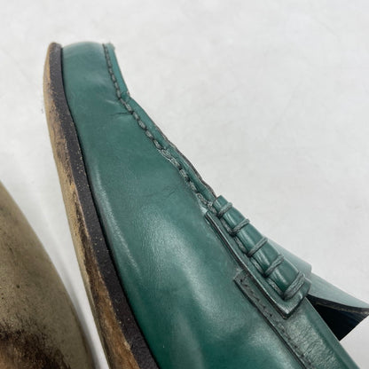 【中古品】【メンズ】 PRADA プラダ CORDVAN ABETE LOAFER 2D0080 コードバン アベテ ローファー 靴 シューズ 183-260926-yo-02-teih サイズ：7 1/2 カラー：グリーン 万代Net店