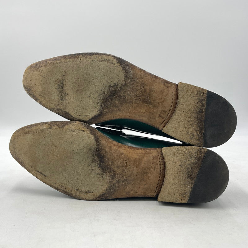 【中古品】【メンズ】 PRADA プラダ CORDVAN ABETE LOAFER 2D0080 コードバン アベテ ローファー 靴 シューズ 183-260926-yo-02-teih サイズ：7 1/2 カラー：グリーン 万代Net店