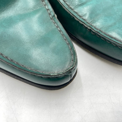 【中古品】【メンズ】 PRADA プラダ CORDVAN ABETE LOAFER 2D0080 コードバン アベテ ローファー 靴 シューズ 183-260926-yo-02-teih サイズ：7 1/2 カラー：グリーン 万代Net店