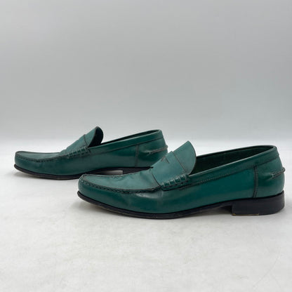 【中古品】【メンズ】 PRADA プラダ CORDVAN ABETE LOAFER 2D0080 コードバン アベテ ローファー 靴 シューズ 183-260926-yo-02-teih サイズ：7 1/2 カラー：グリーン 万代Net店