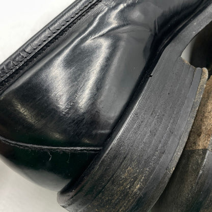 【現状渡し品】【メンズ】 GUCCI グッチ 11002 スクエアトゥ シェリーライン ホースビット ローファー 靴 シューズ 183-260926-yo-01-teih サイズ：42E カラー：ブラック 万代Net店