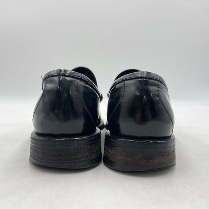【現状渡し品】【メンズ】 GUCCI グッチ 11002 スクエアトゥ シェリーライン ホースビット ローファー 靴 シューズ 183-260926-yo-01-teih サイズ：42E カラー：ブラック 万代Net店