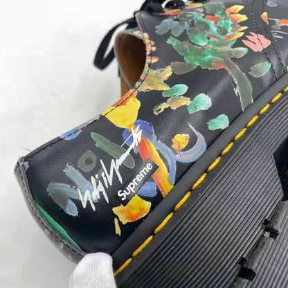 【中古品】【メンズ】 SUPREME シュプリーム × YOHJI YAMAMOTO ヨウジヤマモト × DR.MARTENS ドクターマーチン トリプルコラボ 3EYE－SHOE 28011001 3ホール シューズ 靴 149-260926-yo-03-teih サイズ：27cm カラー：ブラック 万代Net店