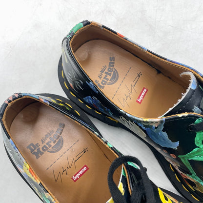 【中古品】【メンズ】 SUPREME シュプリーム × YOHJI YAMAMOTO ヨウジヤマモト × DR.MARTENS ドクターマーチン トリプルコラボ 3EYE－SHOE 28011001 3ホール シューズ 靴 149-260926-yo-03-teih サイズ：27cm カラー：ブラック 万代Net店