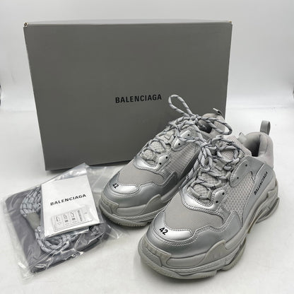 【中古品】【メンズ】 BALENCIAGA バレンシアガ TRIPLE S 536737 トリプルS スニーカー 靴 シューズ 183-260926-yo-15-teih サイズ：42 カラー：シルバー 万代Net店