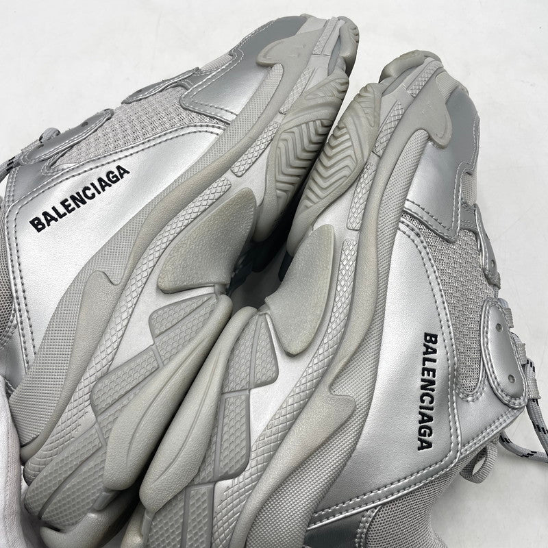 【中古品】【メンズ】 BALENCIAGA バレンシアガ TRIPLE S 536737 トリプルS スニーカー 靴 シューズ 183-260926-yo-15-teih サイズ：42 カラー：シルバー 万代Net店