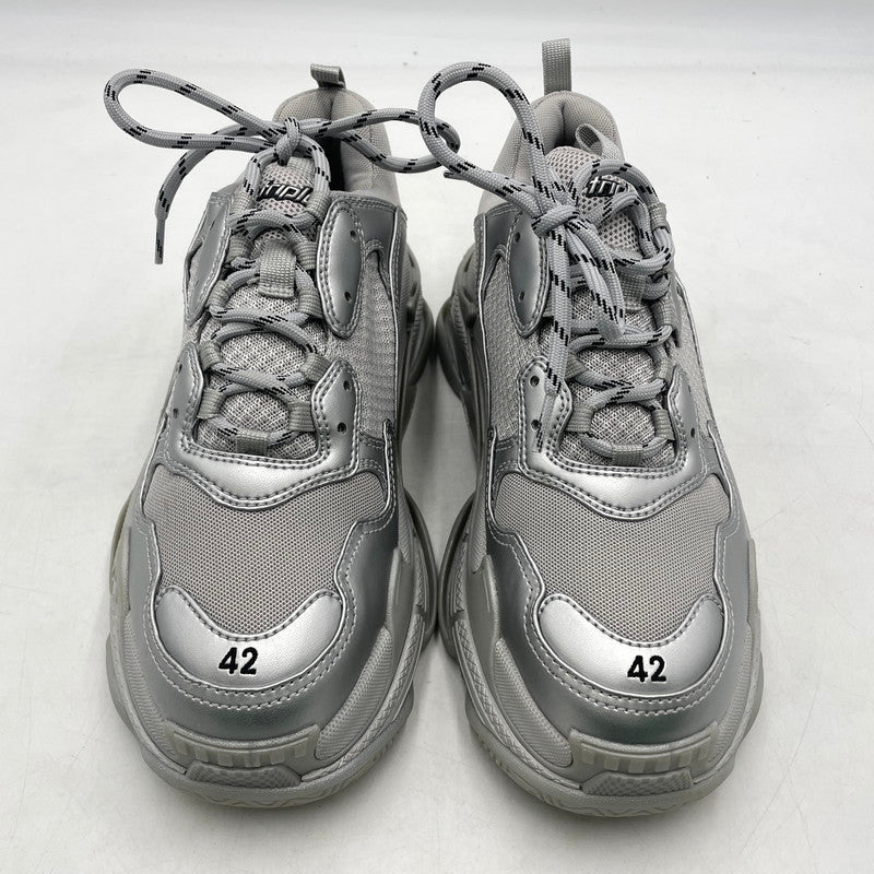 【中古品】【メンズ】 BALENCIAGA バレンシアガ TRIPLE S 536737 トリプルS スニーカー 靴 シューズ 183-260926-yo-15-teih サイズ：42 カラー：シルバー 万代Net店