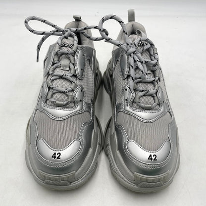 【中古品】【メンズ】 BALENCIAGA バレンシアガ TRIPLE S 536737 トリプルS スニーカー 靴 シューズ 183-260926-yo-15-teih サイズ：42 カラー：シルバー 万代Net店