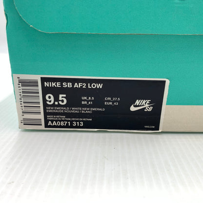 【中古品】【メンズ】 NIKE SB ナイキエスビー × Supreme シュプリーム 別注 コラボ AIR FORCE 2 LOW AA0871-313 エアフォース2 ロー スニーカー 靴 シューズ 160-261002-ko-06-teih サイズ：27.5cm カラー：ニューエメラルド 万代Net店