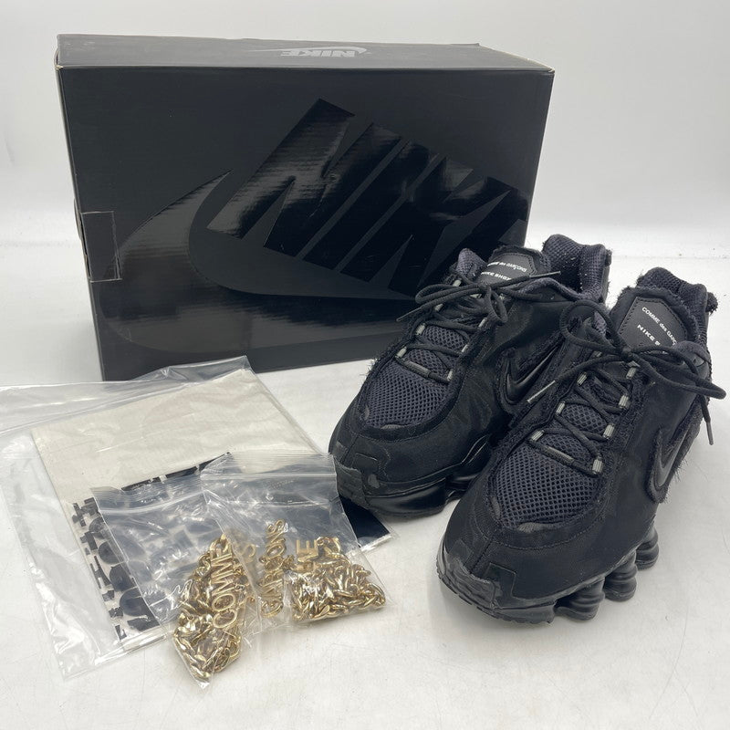 【中古品】【メンズ】 NIKE ナイキ × COMME DES GARCONS コムデギャルソン 別注コラボ W NIKE SHOX TL CDG CJ0546-001 ウィメンズ ショックス スニーカー 靴 シューズ 160-260926-yo-05-teih サイズ：27.5cm カラー：ブラック 万代Net店