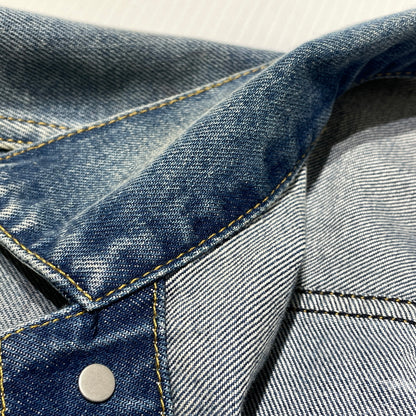【中古品】【メンズ】 MAISON MARGIELA メゾン マルジェラ S50AM0537 S30561 22SS DISTRESSED DENIM JACKET 2022年春夏 ディストレスト デニム ジャケット アウター 141-260929-sa-15-teih サイズ：S カラー：インディゴ 万代Net店