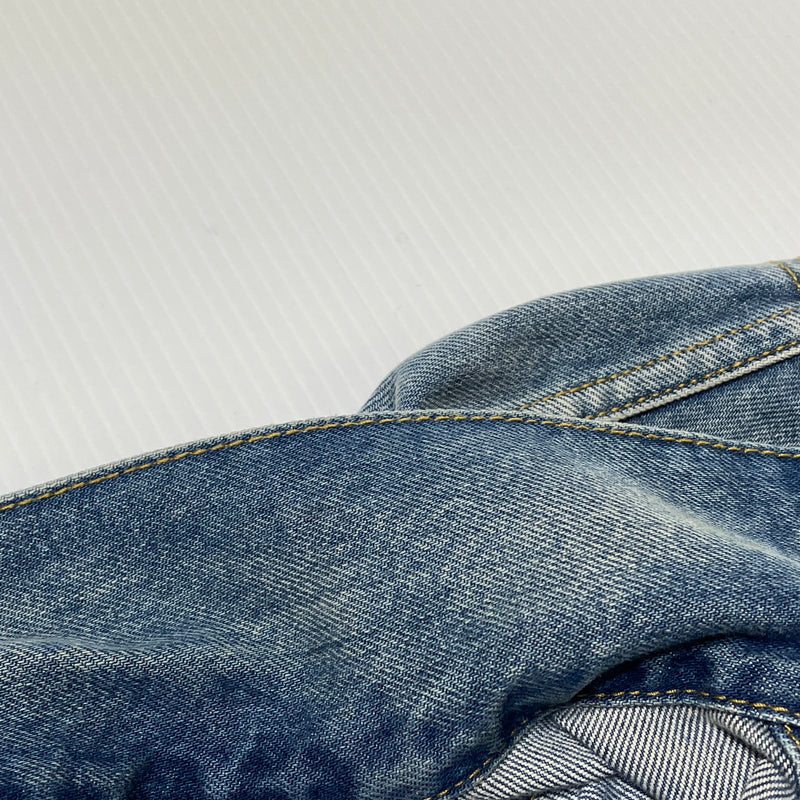 【中古品】【メンズ】 MAISON MARGIELA メゾン マルジェラ S50AM0537 S30561 22SS DISTRESSED DENIM JACKET 2022年春夏 ディストレスト デニム ジャケット アウター 141-260929-sa-15-teih サイズ：S カラー：インディゴ 万代Net店