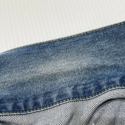 【中古品】【メンズ】 MAISON MARGIELA メゾン マルジェラ S50AM0537 S30561 22SS DISTRESSED DENIM JACKET 2022年春夏 ディストレスト デニム ジャケット アウター 141-260929-sa-15-teih サイズ：S カラー：インディゴ 万代Net店
