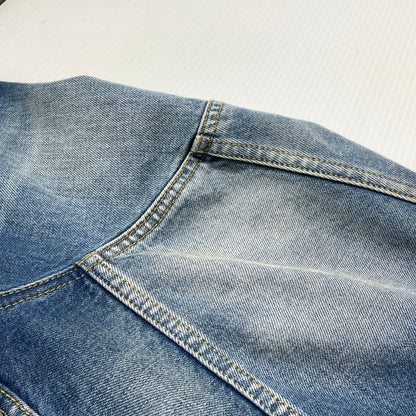 【中古品】【メンズ】 MAISON MARGIELA メゾン マルジェラ S50AM0537 S30561 22SS DISTRESSED DENIM JACKET 2022年春夏 ディストレスト デニム ジャケット アウター 141-260929-sa-15-teih サイズ：S カラー：インディゴ 万代Net店