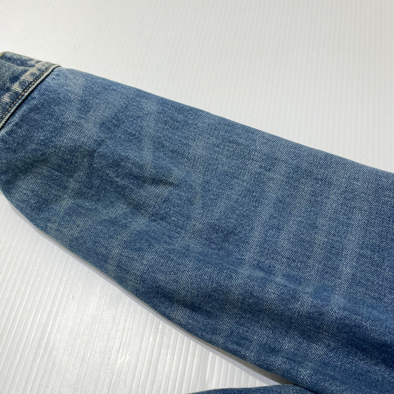 【中古品】【メンズ】 MAISON MARGIELA メゾン マルジェラ S50AM0537 S30561 22SS DISTRESSED DENIM JACKET 2022年春夏 ディストレスト デニム ジャケット アウター 141-260929-sa-15-teih サイズ：S カラー：インディゴ 万代Net店
