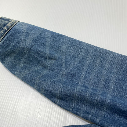 【中古品】【メンズ】 MAISON MARGIELA メゾン マルジェラ S50AM0537 S30561 22SS DISTRESSED DENIM JACKET 2022年春夏 ディストレスト デニム ジャケット アウター 141-260929-sa-15-teih サイズ：S カラー：インディゴ 万代Net店