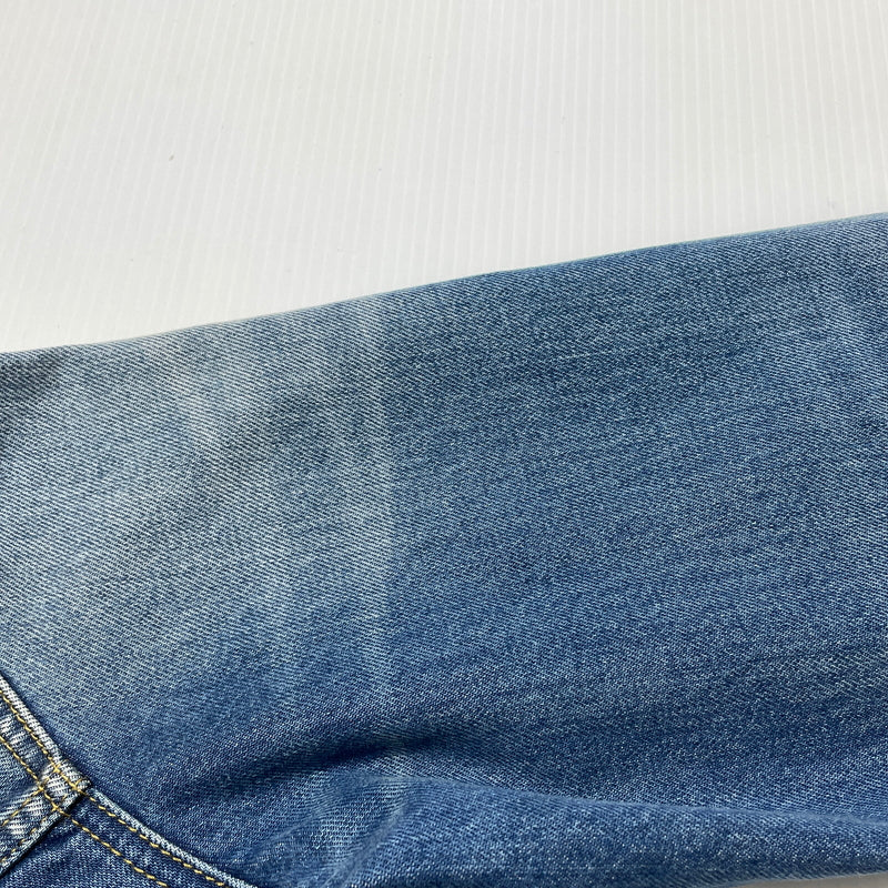 【中古品】【メンズ】 MAISON MARGIELA メゾン マルジェラ S50AM0537 S30561 22SS DISTRESSED DENIM JACKET 2022年春夏 ディストレスト デニム ジャケット アウター 141-260929-sa-15-teih サイズ：S カラー：インディゴ 万代Net店