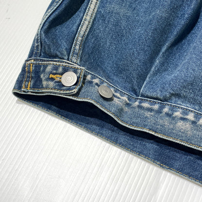 【中古品】【メンズ】 MAISON MARGIELA メゾン マルジェラ S50AM0537 S30561 22SS DISTRESSED DENIM JACKET 2022年春夏 ディストレスト デニム ジャケット アウター 141-260929-sa-15-teih サイズ：S カラー：インディゴ 万代Net店