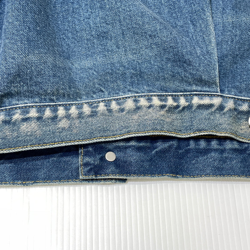 【中古品】【メンズ】 MAISON MARGIELA メゾン マルジェラ S50AM0537 S30561 22SS DISTRESSED DENIM JACKET 2022年春夏 ディストレスト デニム ジャケット アウター 141-260929-sa-15-teih サイズ：S カラー：インディゴ 万代Net店