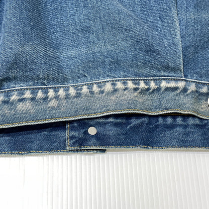 【中古品】【メンズ】 MAISON MARGIELA メゾン マルジェラ S50AM0537 S30561 22SS DISTRESSED DENIM JACKET 2022年春夏 ディストレスト デニム ジャケット アウター 141-260929-sa-15-teih サイズ：S カラー：インディゴ 万代Net店