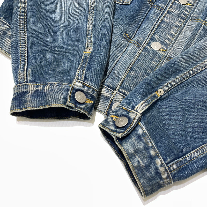 【中古品】【メンズ】 MAISON MARGIELA メゾン マルジェラ S50AM0537 S30561 22SS DISTRESSED DENIM JACKET 2022年春夏 ディストレスト デニム ジャケット アウター 141-260929-sa-15-teih サイズ：S カラー：インディゴ 万代Net店