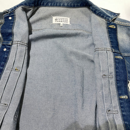 【中古品】【メンズ】 MAISON MARGIELA メゾン マルジェラ S50AM0537 S30561 22SS DISTRESSED DENIM JACKET 2022年春夏 ディストレスト デニム ジャケット アウター 141-260929-sa-15-teih サイズ：S カラー：インディゴ 万代Net店